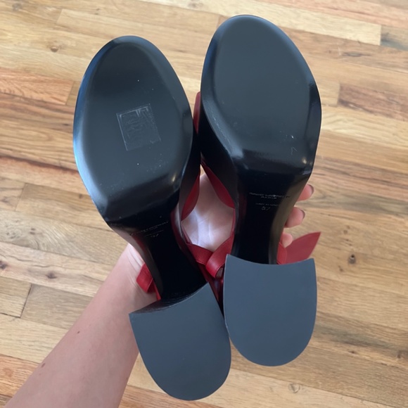SAINT LAURENT RARE HEART PLATFORM HEELS  37 - Picture 7 of 9